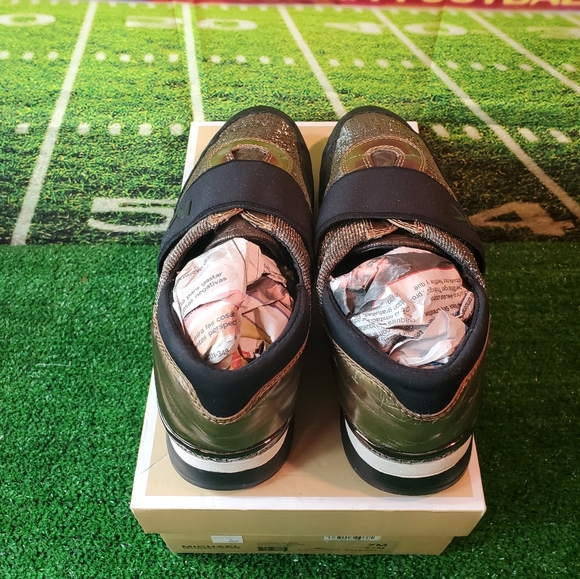 Michael kors maven mixed media raven slip ons size 8 - Picture 8 of 9